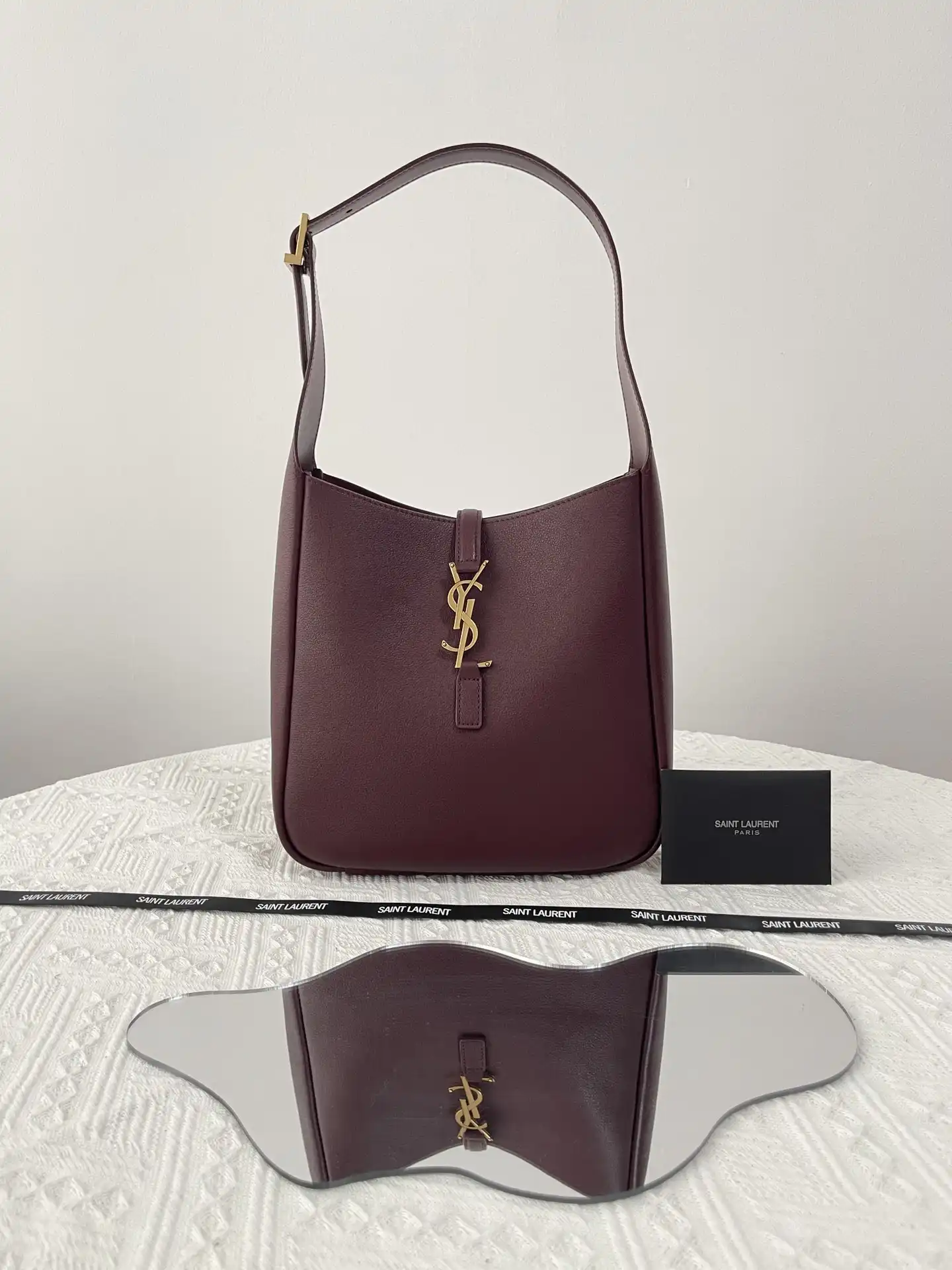 YSL LE 5 À 7 SOFT SMALL HOBO BAG-23*22*8CM