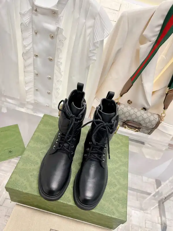 First bag ru GUCCI Women's ankle boot with Double G