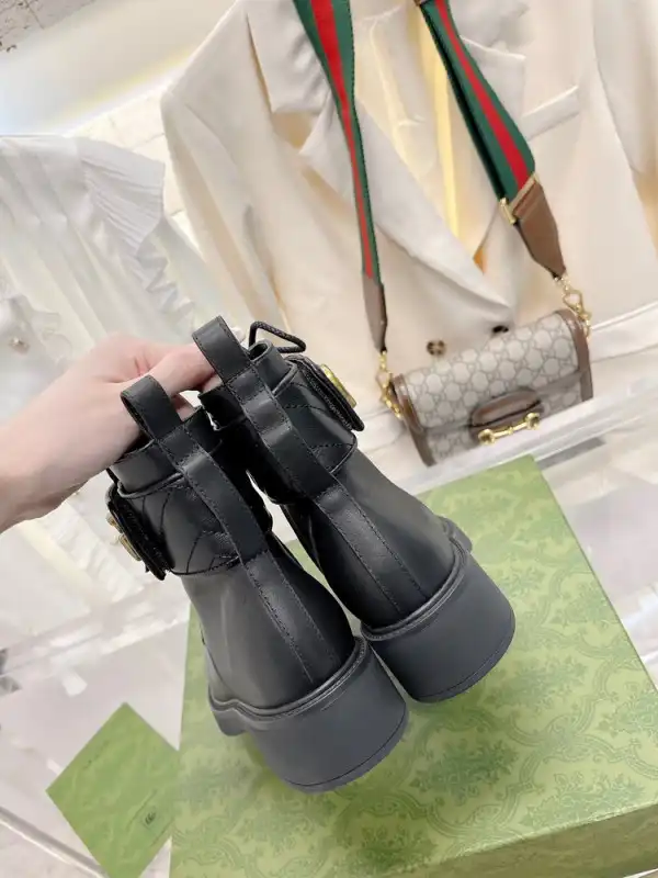 First bag ru GUCCI Women's ankle boot with Double G