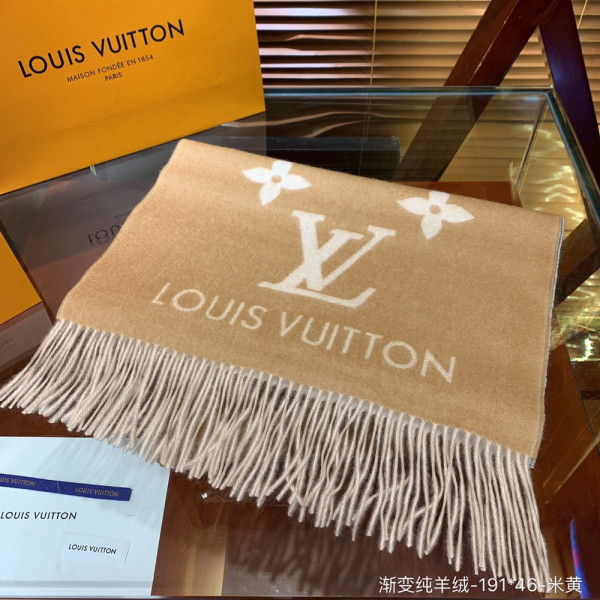 [FREE SHIPPING] LOUIS VUITTON REYKJAVIK GRADIENT SCARF