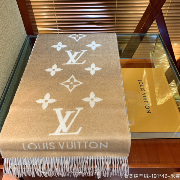 [FREE SHIPPING] LOUIS VUITTON REYKJAVIK GRADIENT SCARF