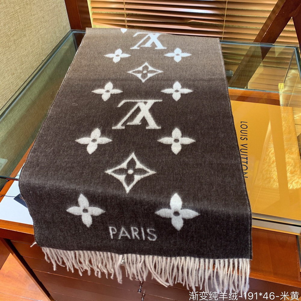 HOT SALE LOUIS VUITTON REYKJAVIK GRADIENT SCARF