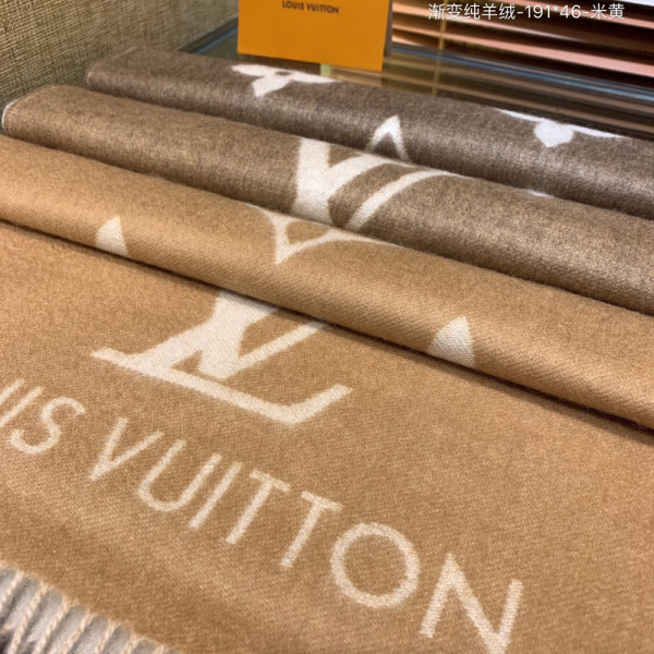 [FREE SHIPPING] LOUIS VUITTON REYKJAVIK GRADIENT SCARF