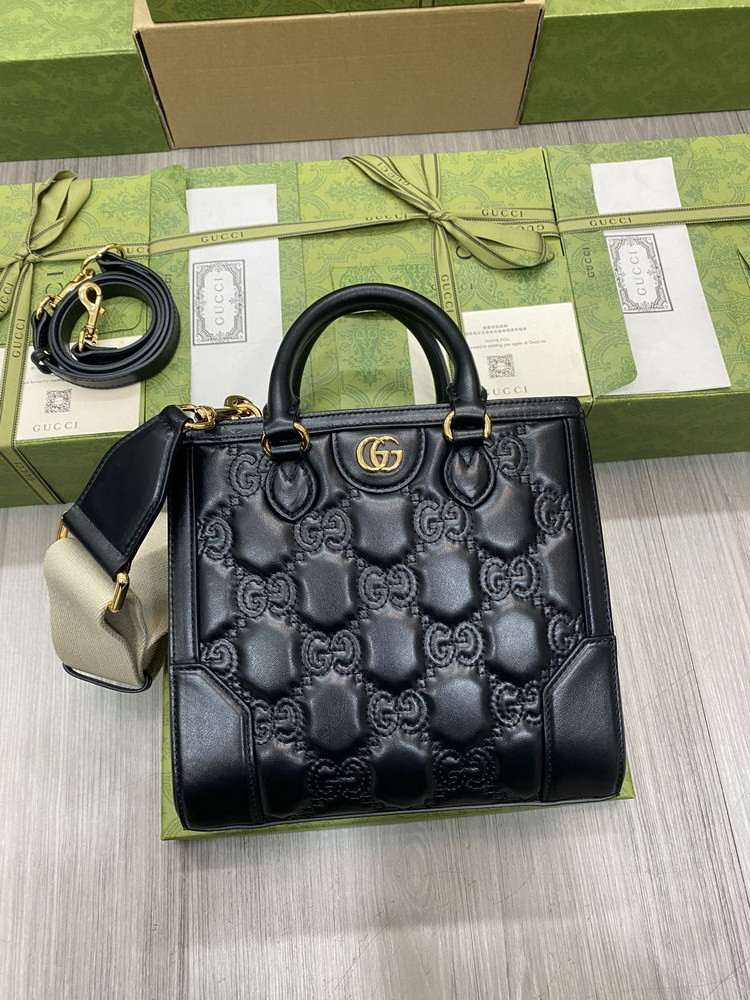 HOT SALE GUCCI GG matelassé mini top handle bag