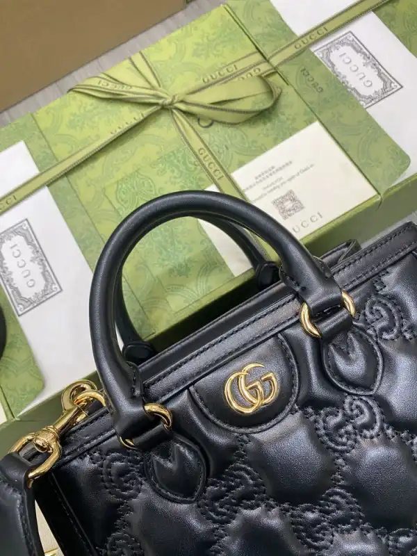 GUCCI GG matelassé mini top handle bag