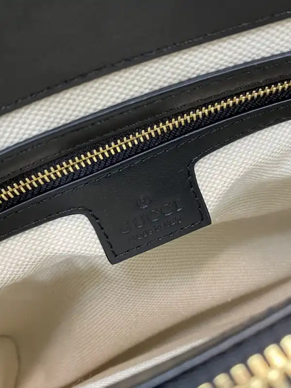 First bag ru GUCCI GG matelassé mini top handle bag