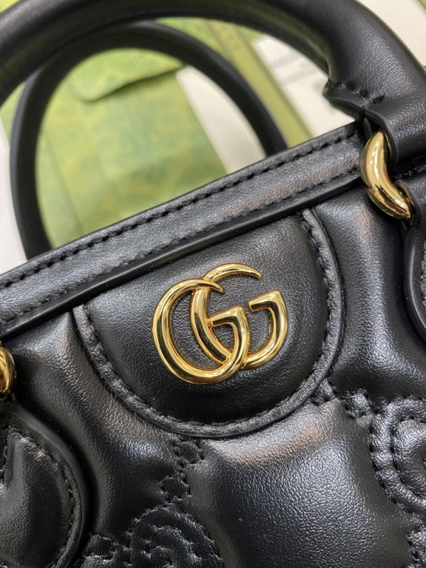 HOT SALE GUCCI GG matelassé mini top handle bag