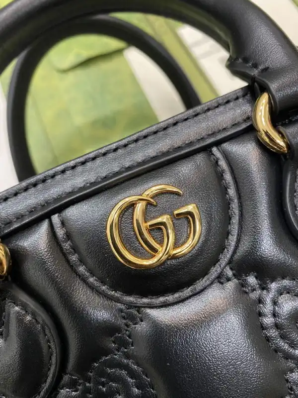 Cheap GUCCI GG matelassé mini top handle bag