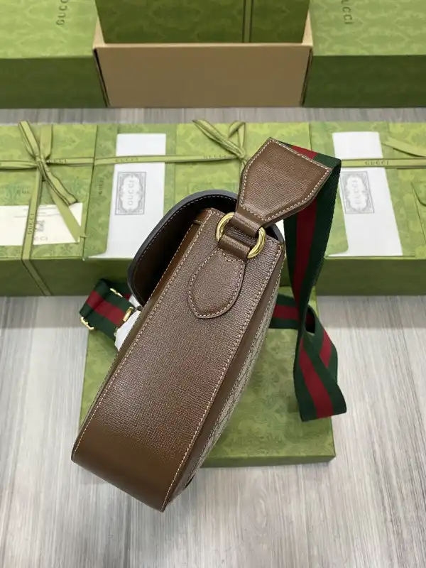 Affordable TO Gucci Horsebit 1955 patchwork shoulder bag