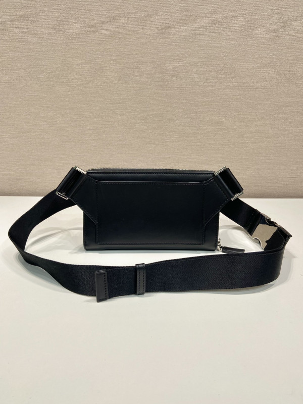 HOT SALE PRADA Leather belt bag