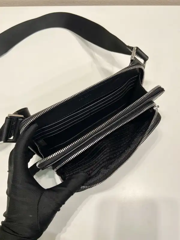 PRADA Leather belt bag