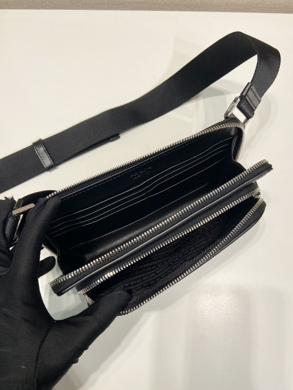 HOT SALE PRADA Saffiano Leather belt bag