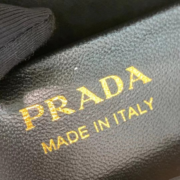 HOT SALE PRADA Medium brushed leather handbag