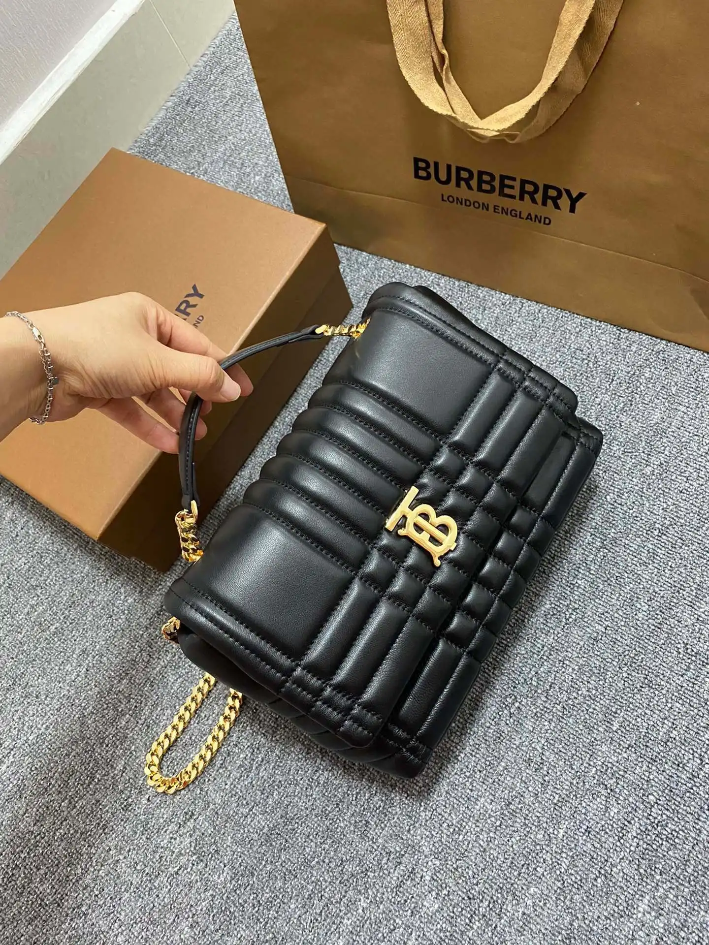 BURBERRY Small Lola Camera Bag