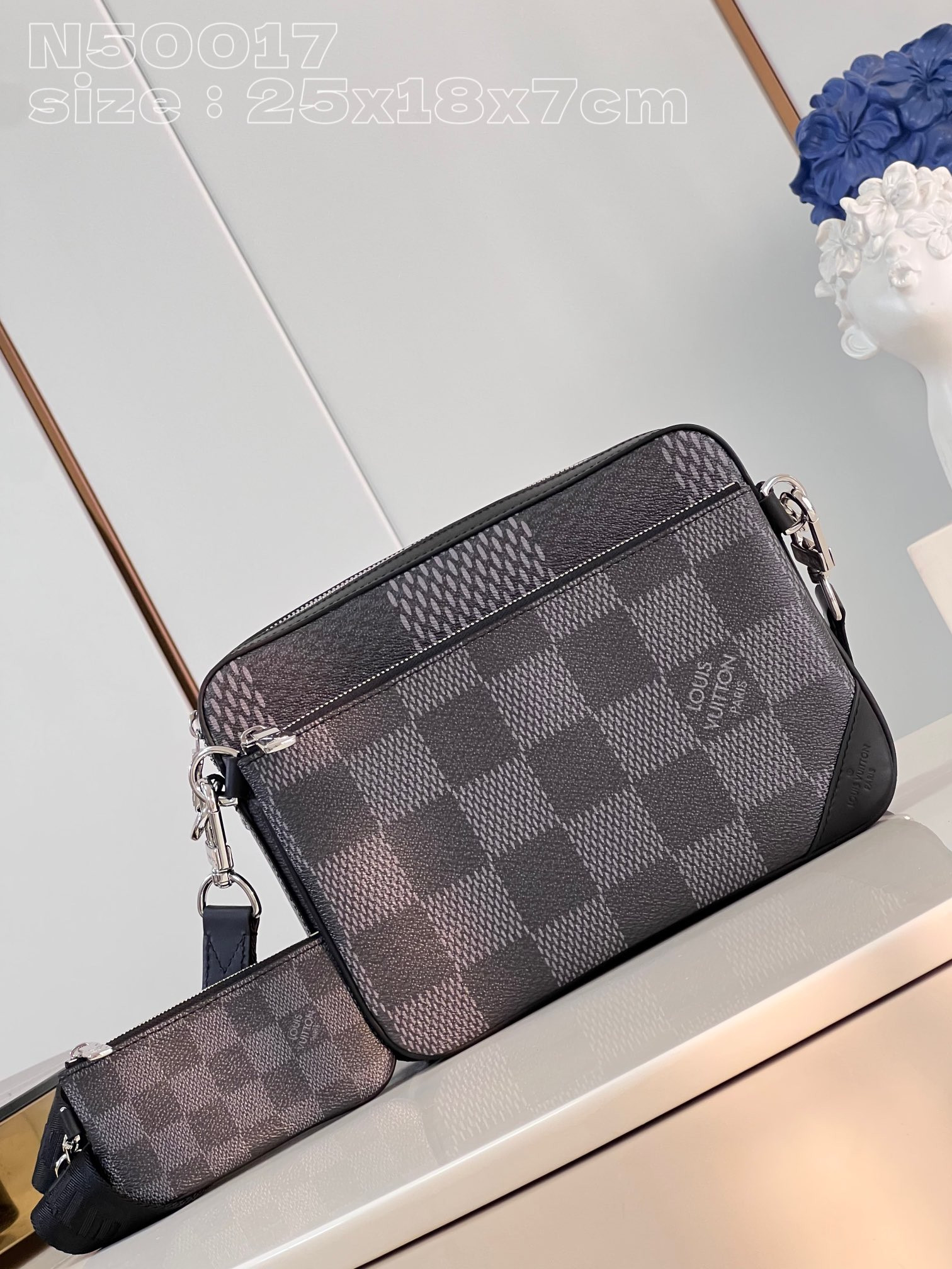 [FREE SHIPPING] LOUIS VUITTON TRIO MESSENGER