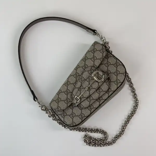 First Bag Ru GUCCI HORSEBIT 1955 MINI SHOULDER BAG