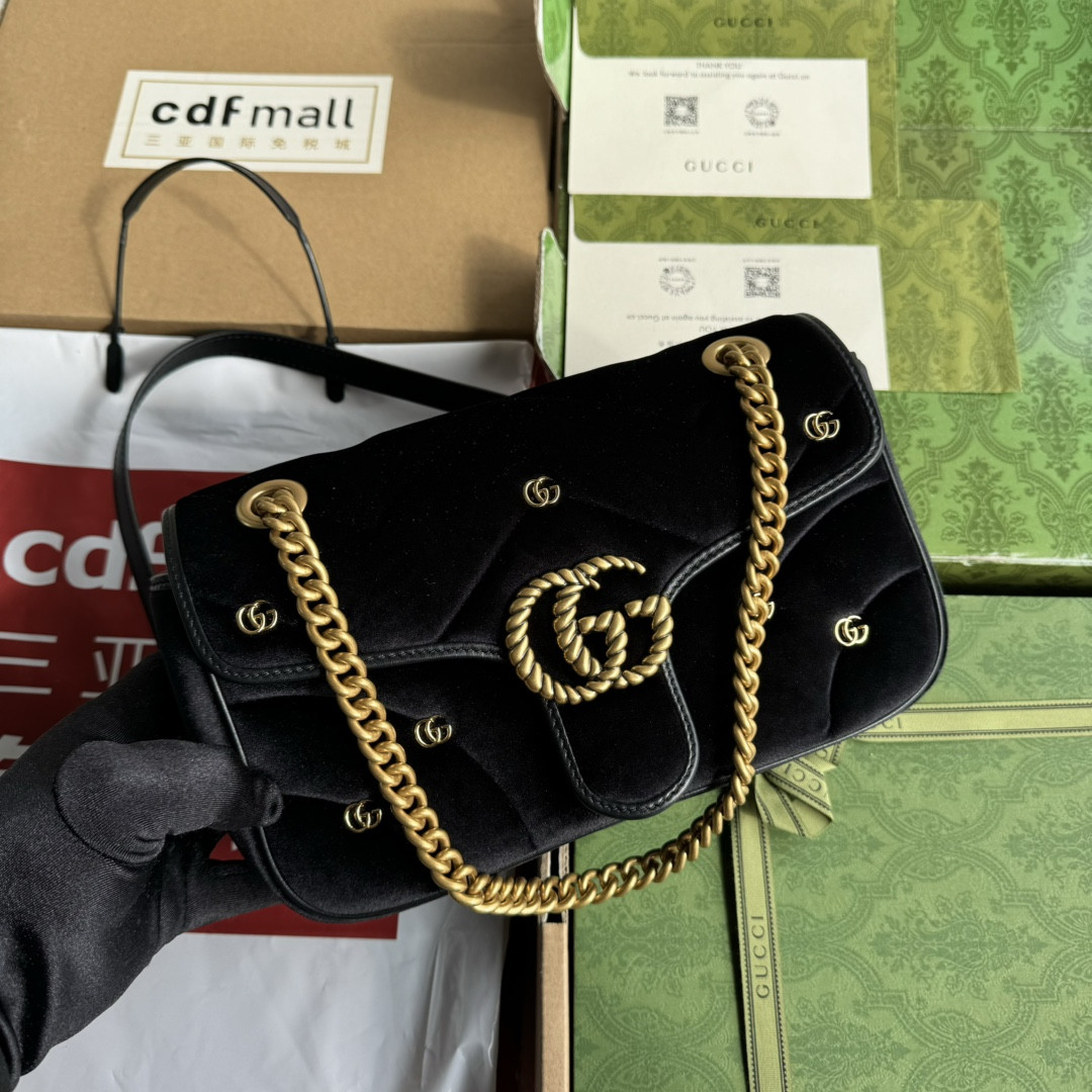 HOT SALE GUCCI GG Marmont mini shoulder bag