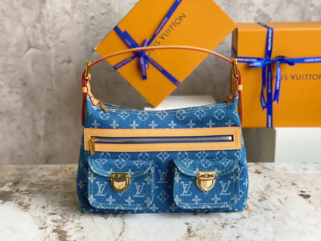 Aaa replica bags LOUIS VUITTON VINTAGE DENIM