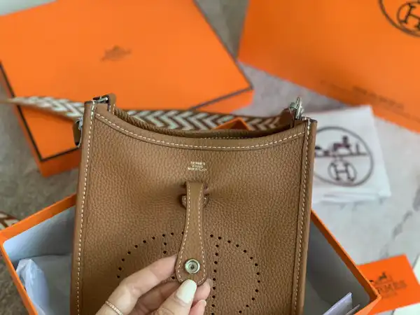 Yupoo bagsoffer Hermes Mini Evelyne