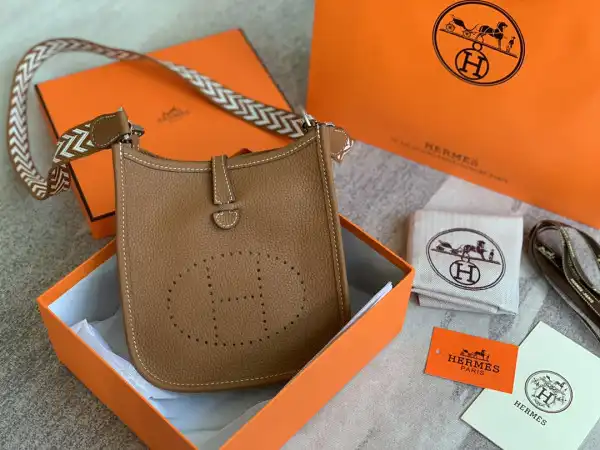 Yupoo bagsoffer Hermes Mini Evelyne