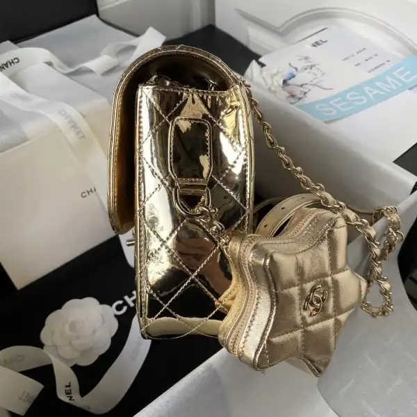 CHANEL BACKPACK & STAR COIN PURSE