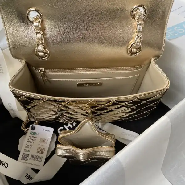 CHANEL BACKPACK & STAR COIN PURSE