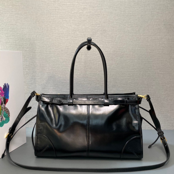 HOT SALE Prada Large leather handbag