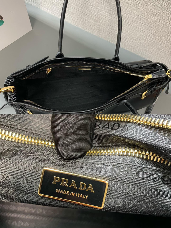 HOT SALE Prada Large leather handbag