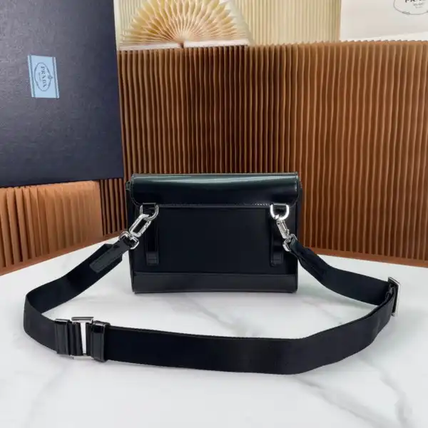 PRADA Re-Nylon and leather shoulder bag