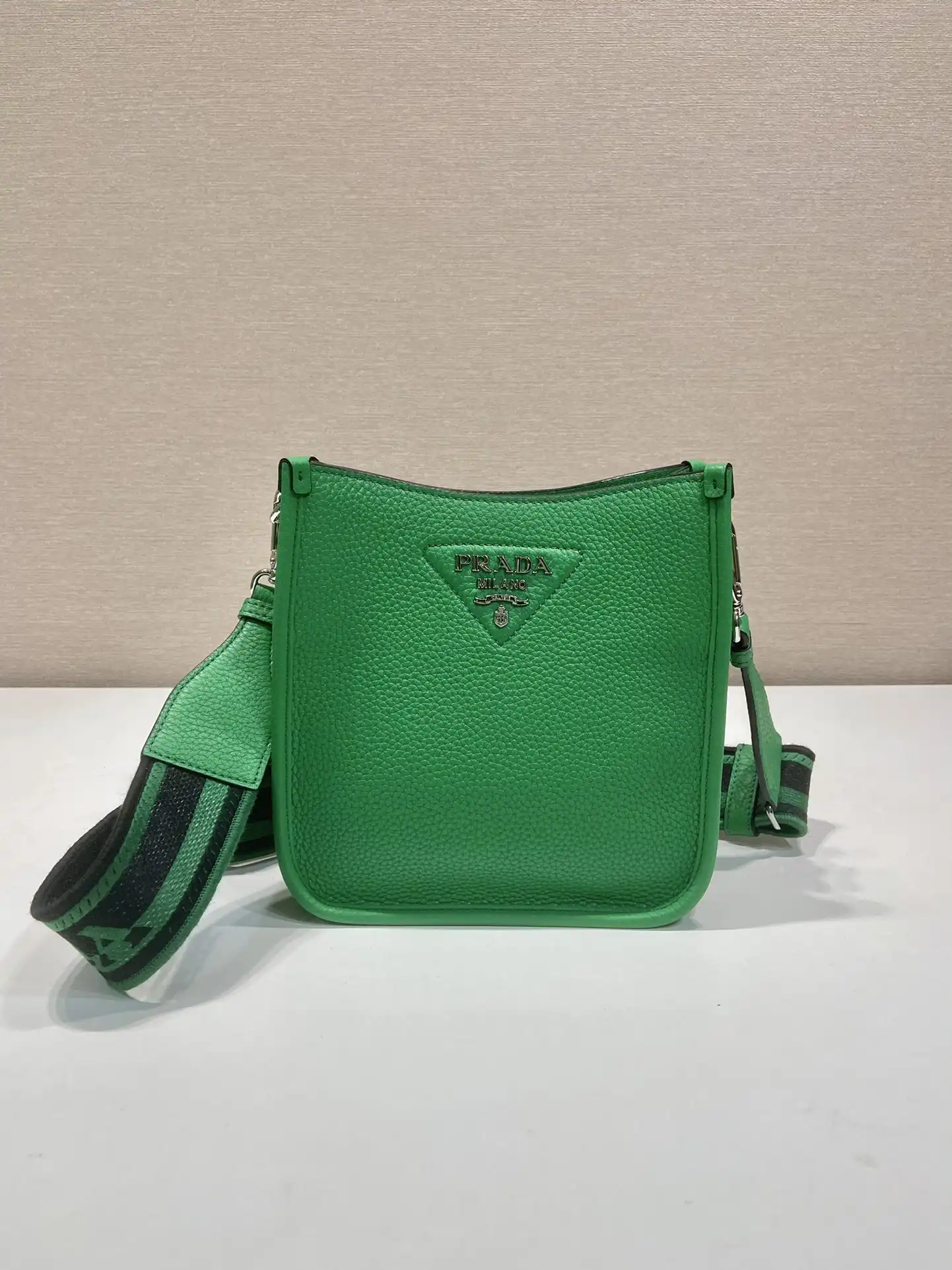 PRADA Leather mini shoulder bag