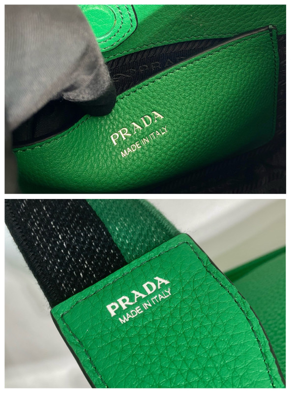 HOT SALE PRADA Leather mini shoulder bag