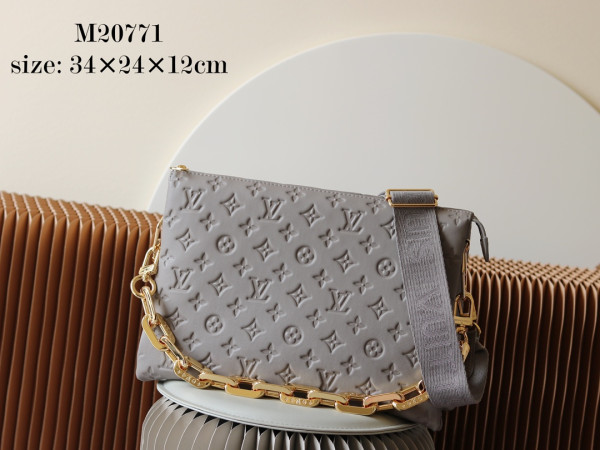 [FREE SHIPPING] LOUIS VUITTON COUSSIN MM-34*24*12cm