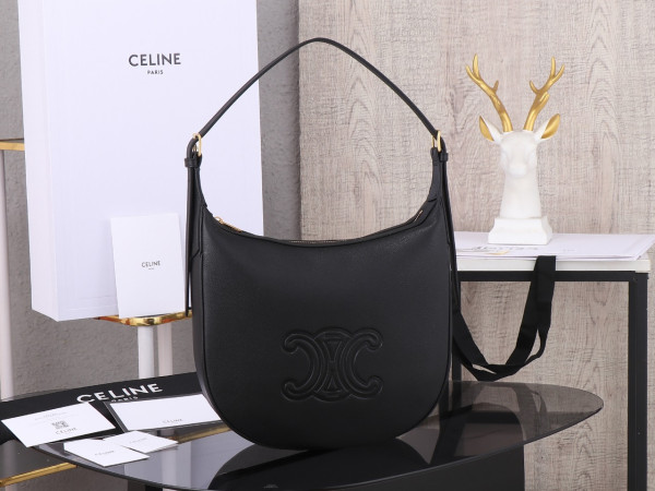 HOT SALE CELIN* HELOISE CUIR TRIOMPHE BAG IN SUPPLE CALFSKIN