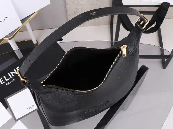 CELIN* HELOISE CUIR TRIOMPHE BAG IN SUPPLE CALFSKIN