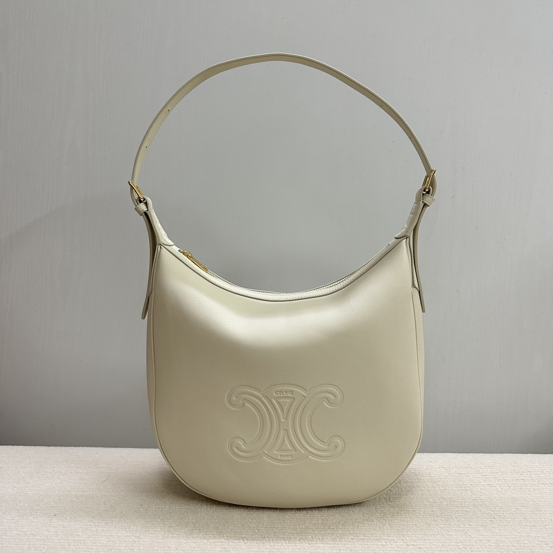 HOT SALE CELIN* HELOISE CUIR TRIOMPHE BAG IN SUPPLE CALFSKIN