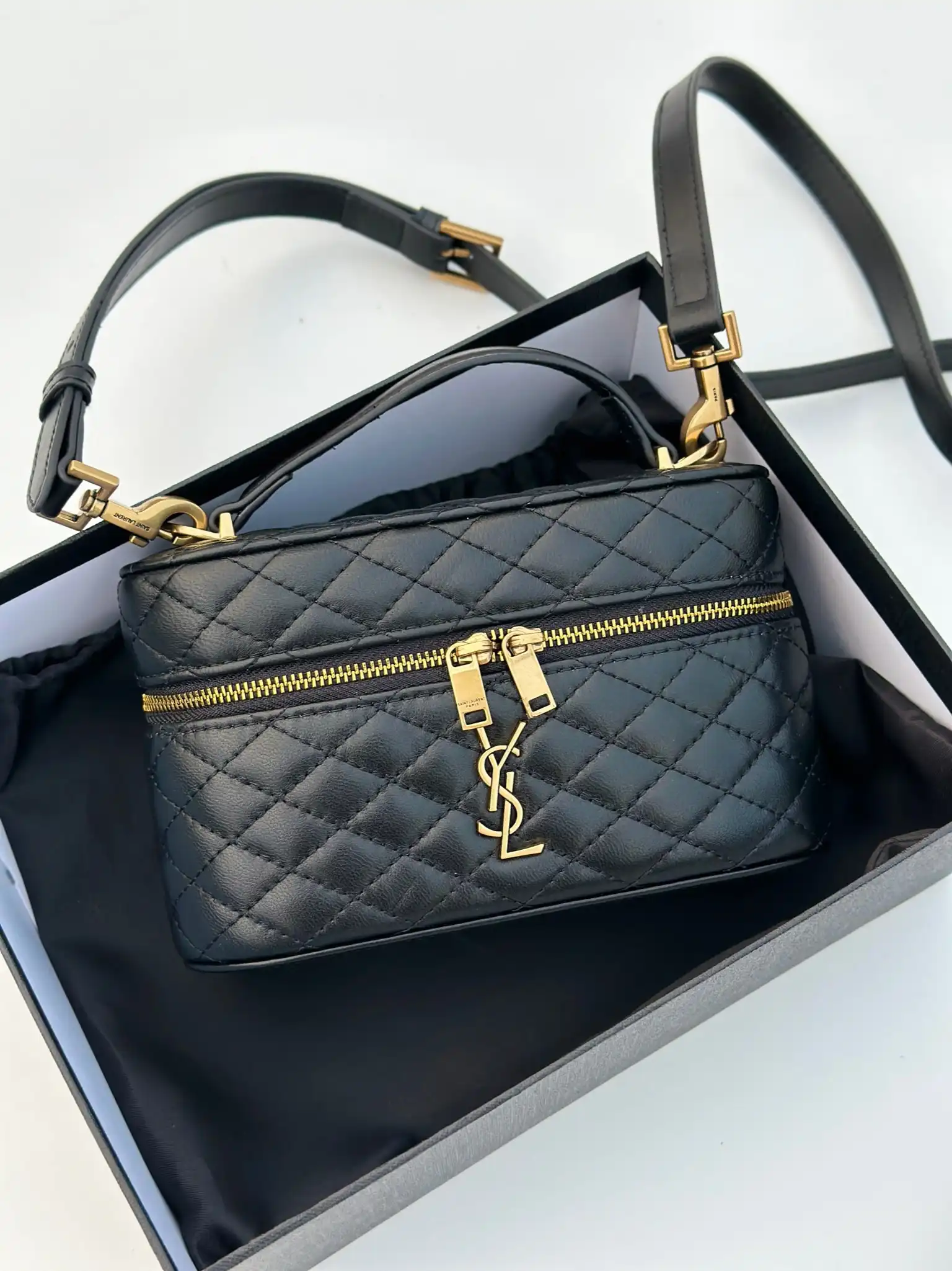 First bag ru YSL GABY MINI VANITY BAG IN LAMBSKIN