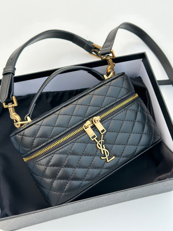 HOT SALE YSL GABY MINI VANITY BAG IN LAMBSKIN