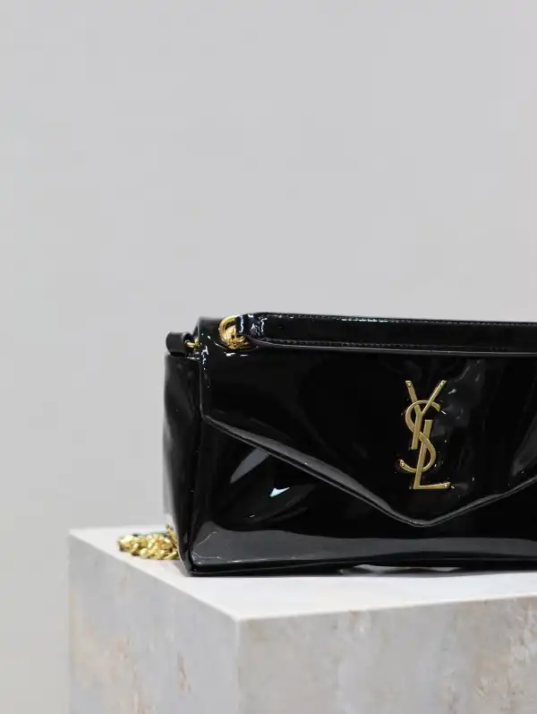 YSL CALYPSO IN PLUNGED LAMBSKIN