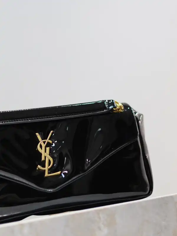 YSL CALYPSO IN PLUNGED LAMBSKIN