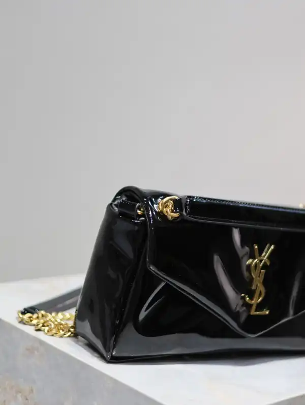 YSL CALYPSO IN PLUNGED LAMBSKIN