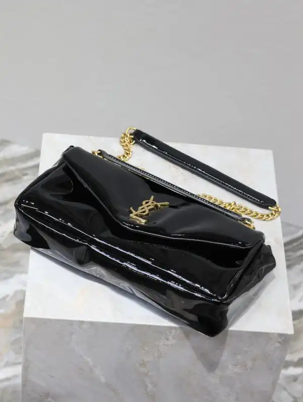 YSL CALYPSO IN PLUNGED LAMBSKIN