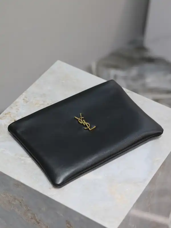 Bagsoffer YSL CALYPSO SMALL POUCH IN LAMBSKIN