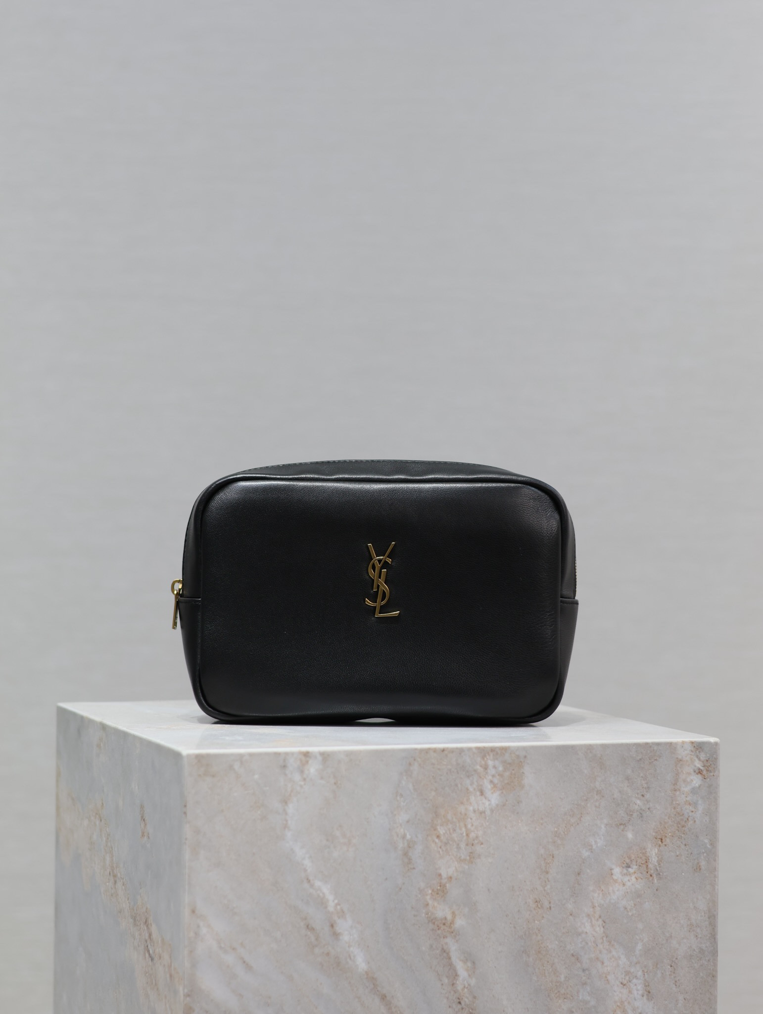 HOT SALE YSL CALYPSO COSMETIC POUCH IN LAMBSKIN