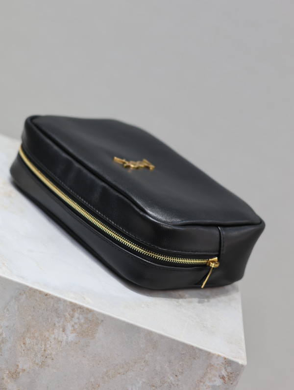 HOT SALE YSL CALYPSO COSMETIC POUCH IN LAMBSKIN