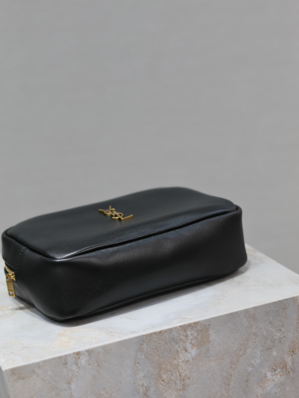 HOT SALE YSL CALYPSO COSMETIC POUCH IN LAMBSKIN