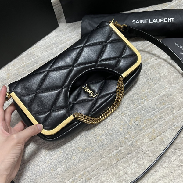 HOT SALE YSL 87 IN QUILTED LAMBSKIN