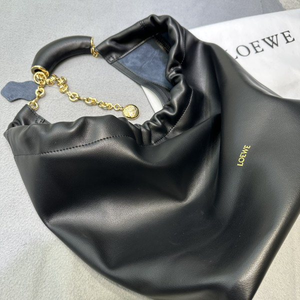 HOT SALE Lowee Small Squeeze bag in nappa lambskin-24*29*10.5cm