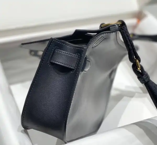 Hermes Jypsiere Mini Bag in Swift Leather Gris Meyer