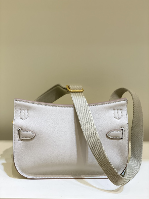 HOT SALE Hermes Jypsiere Mini Bag in Swift Leather Gris Meyer