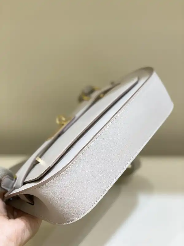 Hermes Jypsiere Mini Bag in Swift Leather Gris Meyer